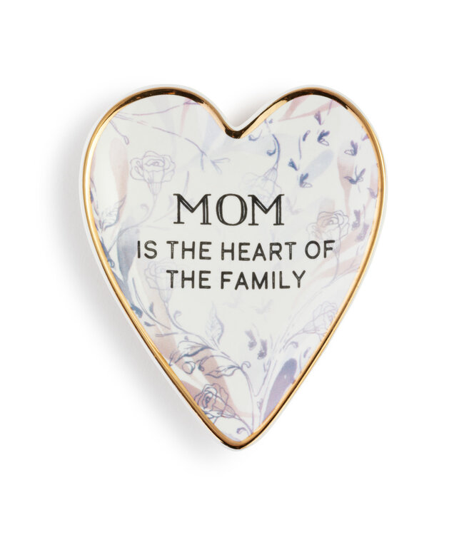 Demdaco Mom Art Heart Trinket Dish