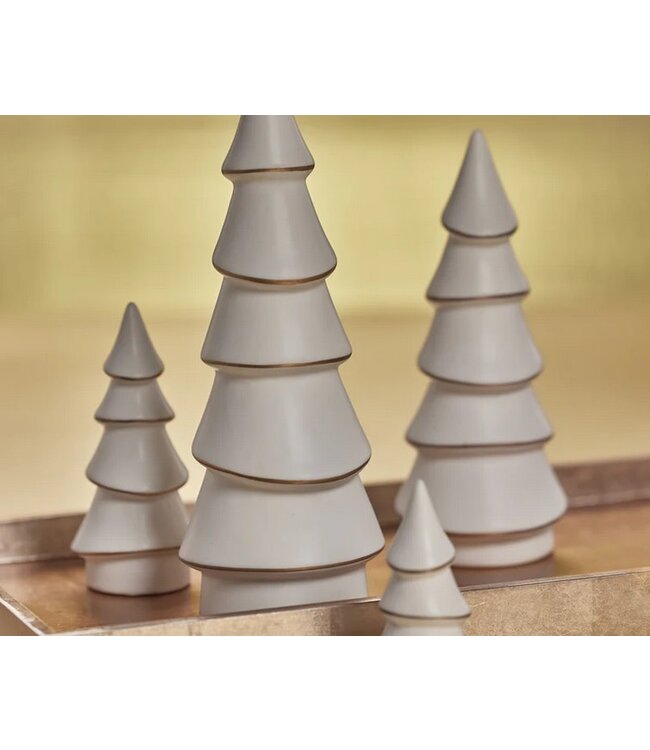 Zodax Alpina Porcelain Tree White/Gold