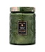 Voluspa Temple Moss Large Embossed Jar