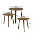 Uttermost Kasai Coffee Table Set of 3 Gold