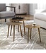 Uttermost Kasai Coffee Table Set of 3 Gold
