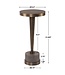 Uttermost Masika Drink Table Bronze