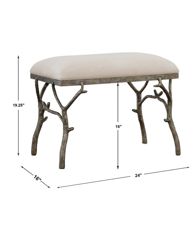 Uttermost Lismore Small Bench