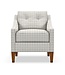 Keller Chair 16546-22 (Green /Linen Plaid)