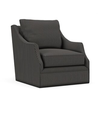 Kara Swivel Chair VC108-31 (Black Stripe)