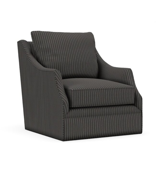 Kara Swivel Chair VC108-31 (Black Stripe)