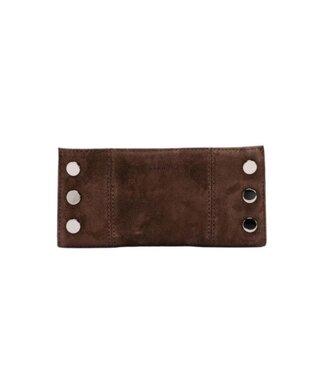 Hammitt 110 North Wallet Espresso Suede/GM