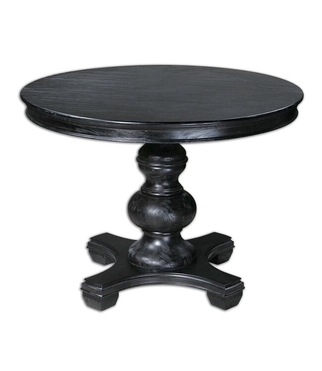 Brynmore Round Dining Table Black