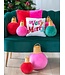 Merry Bauble Pillow Pink - Small