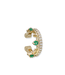 Anzie Cleo Pave Ear Cuff Diamond & Emerald