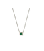 Anzie Cleo Square Emerald Necklace