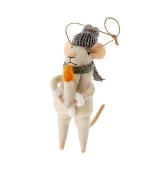 Candlelight Carl Mouse Ornament