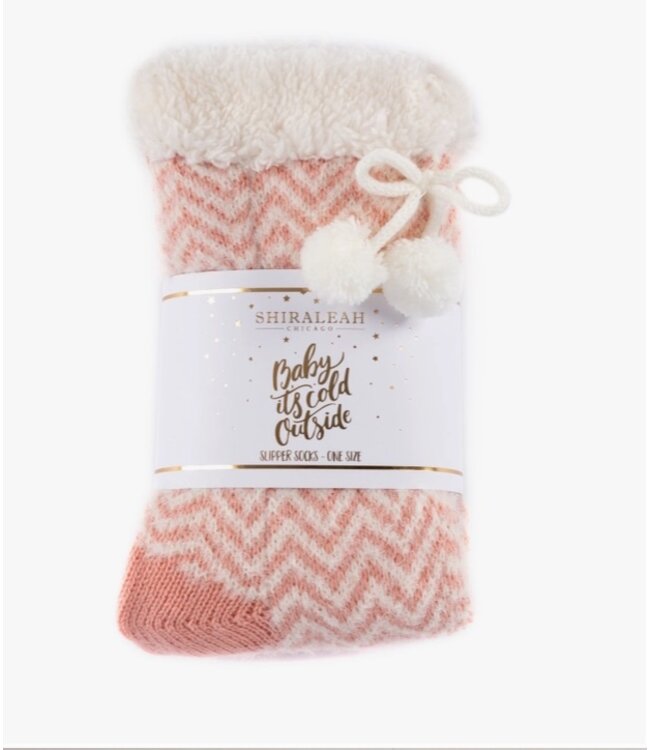 Yancy Slipper Socks Blush