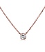 Bezel Set 1ST Necklace - 14KT-0.38CTW