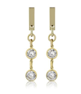 Double Cindy Earrings Gold