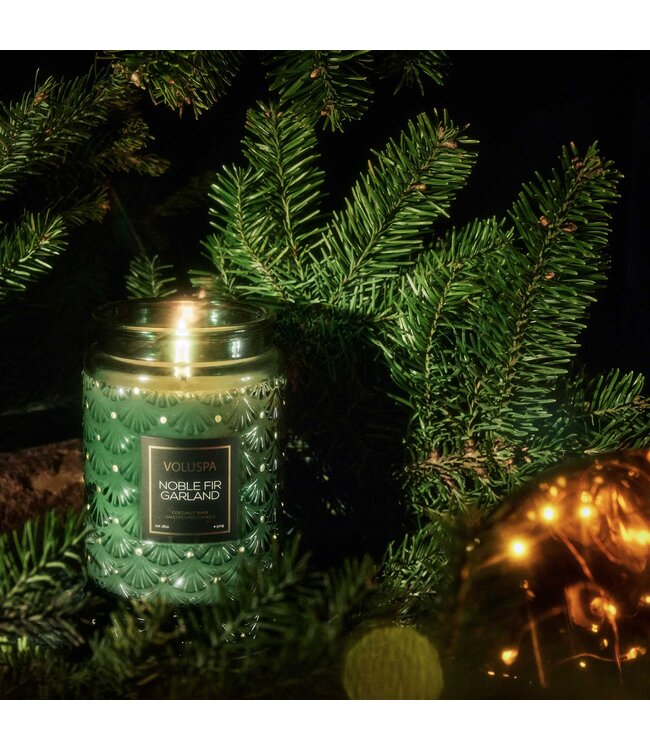 Noble Fir Garland Large Jar