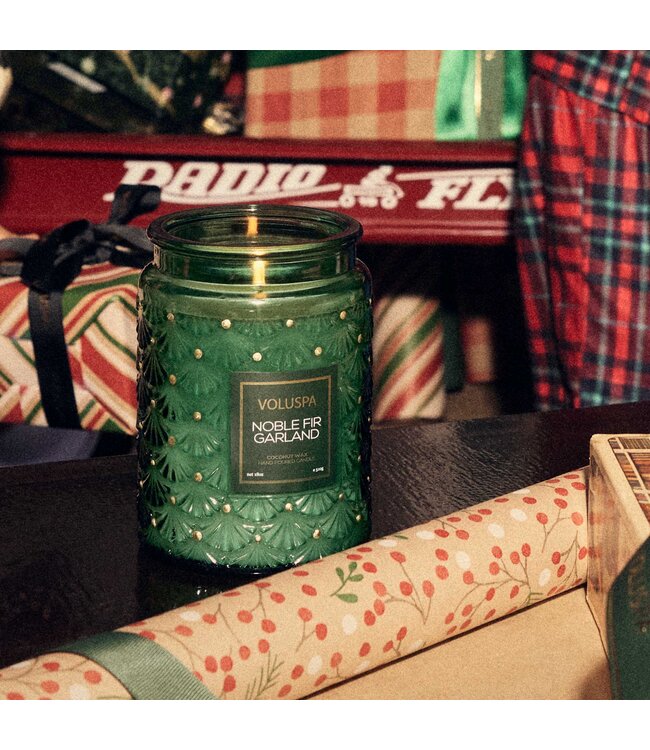 Noble Fir Garland Large Jar