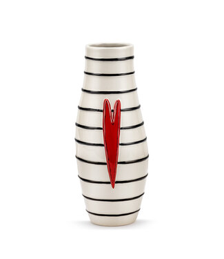 Demdaco Striped Large Vase