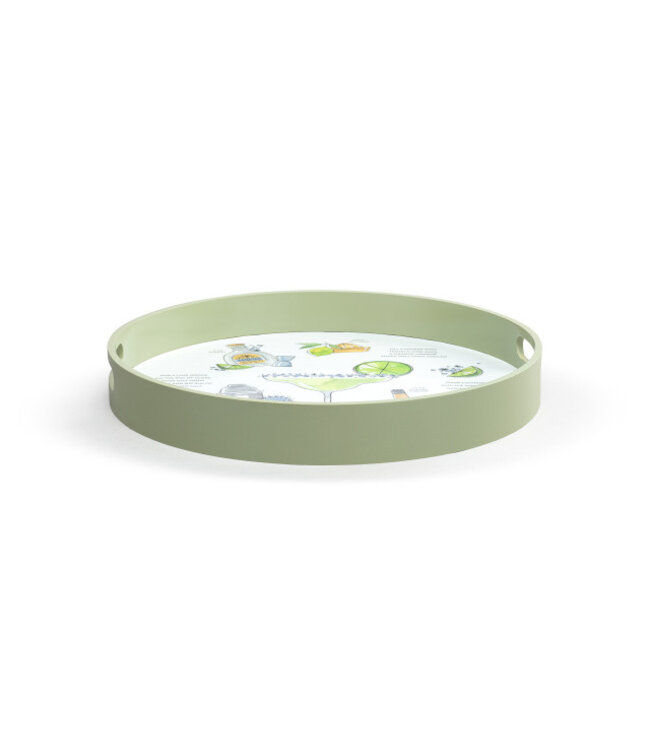 Demdaco Margarita Round Serve Tray