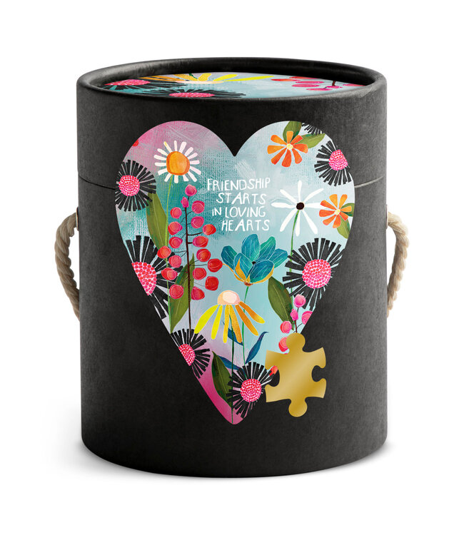 Demdaco Art Heart Gift Puzzle