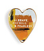 Demdaco Be Brave Art Heart Trinket Dish