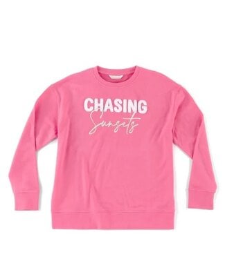Shiraleah Chasing Sunsets Sweatshirt Bubblegum