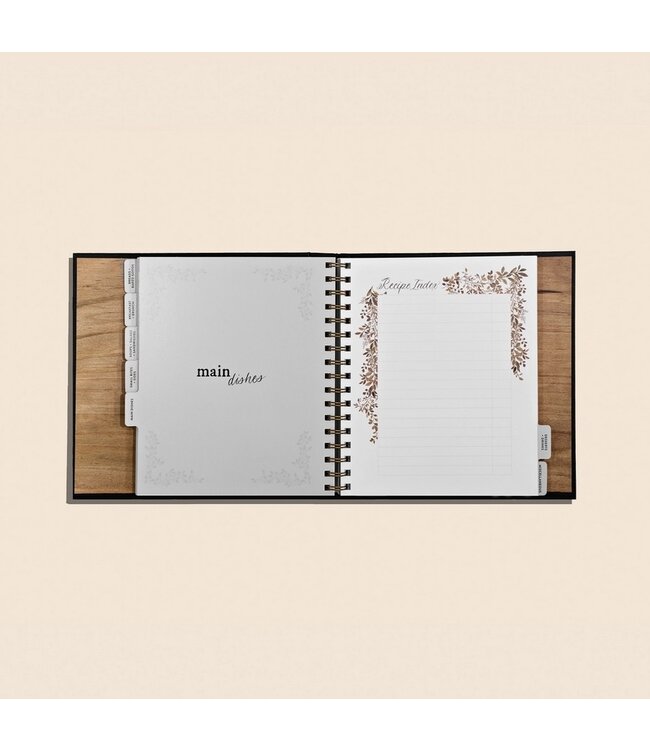 Around Our Table Book: Blank Recipe Book w/ Recipe Cards