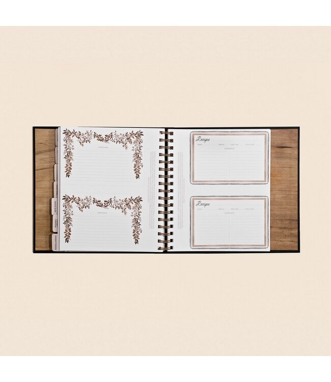 Around Our Table Book: Blank Recipe Book w/ Recipe Cards