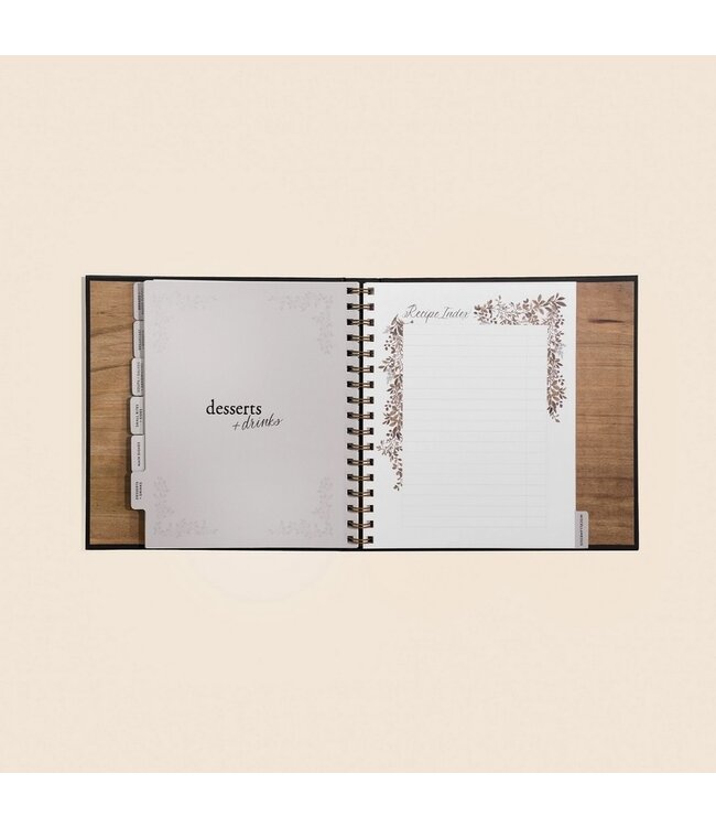 Around Our Table Book: Blank Recipe Book w/ Recipe Cards