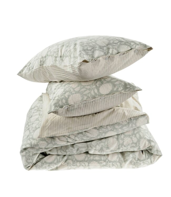 Maeve Block Print Duvet Set