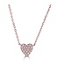 Simply Elegant Boutique Metrica Full Heart Necklace - 14KT-0.08CTW