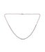 Simply Elegant Boutique Tennis Necklace w/ Paperclip Chain 14KT- 1.50 CTW