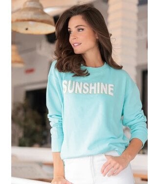 Shiraleah Sunshine Sweatshirt Aqua
