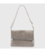 Hammitt VIP Leather Clutch Pewter/Brushed Silver Large