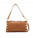 Hammitt Kyle Mahogany Pebble BG Red Zip