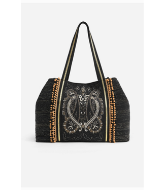 Old World Embellished Tote