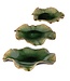 Abella Ceramic Wall Decor Green Set/3