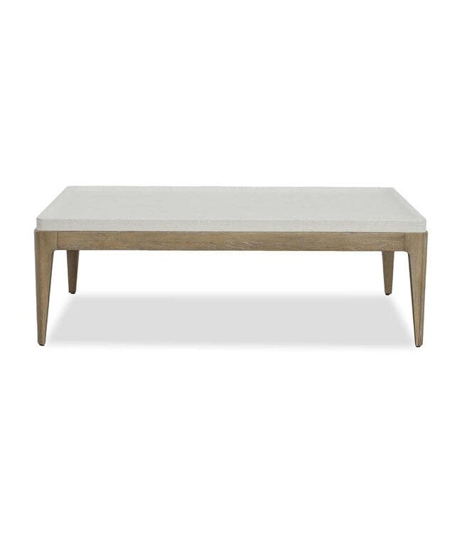 White Linen Coffee Table