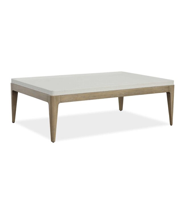 White Linen Coffee Table