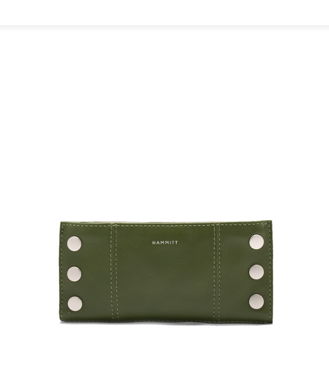 110 North Wallet Landscape Green/Brushed Silver