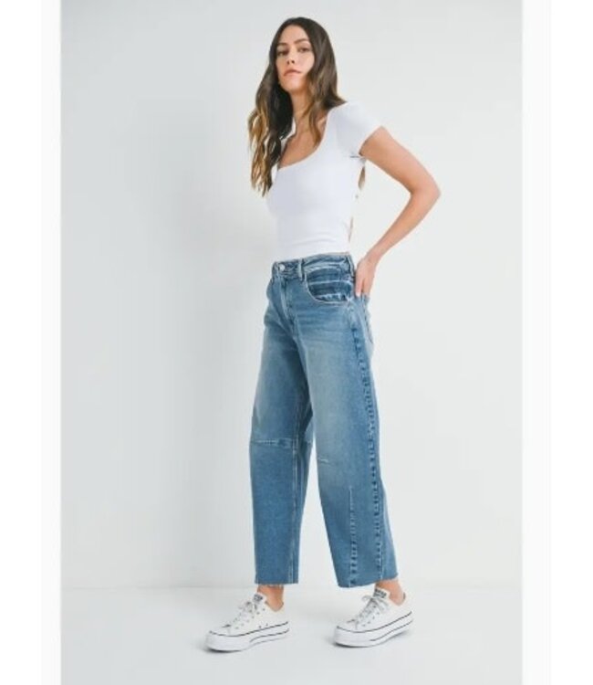 Barrel Jean w/ Seams