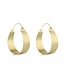 L George XL Swing Hoops Gold