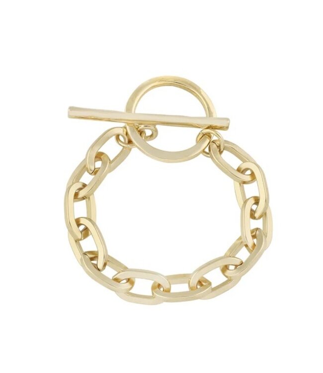 L George Alexa Toggle Bracelet Gold