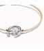 Uno de 50 Sterling Silver-Plated Salmon Thread Bracelet w/ Shell Pearl