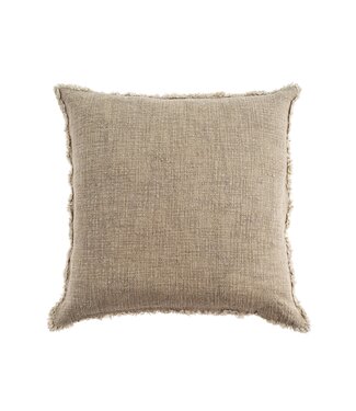 Selena Linen Pillow Beige 20 x 20
