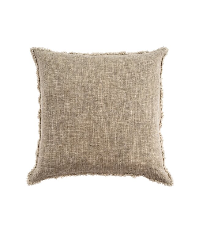 Selena Linen Pillow Beige 20 x 20