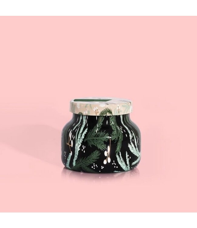 Capri Blue 8 oz Holiday Pattern Play Petite Jar Crystal Pine