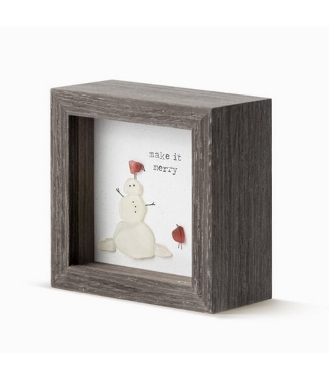 Make It Merry Shadow Box 4 x4"