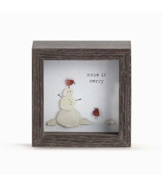 Make It Merry Shadow Box 4 x4"