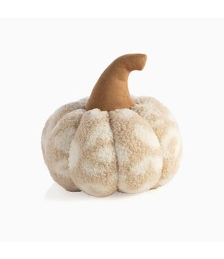 Medium Sherpa Pumpkin Pillow Tan